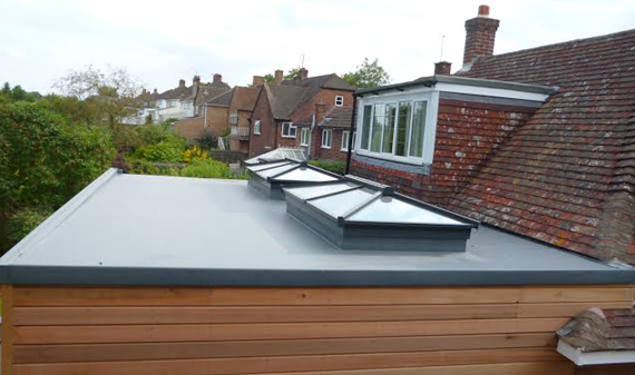 GRP flat roof installed in Oxford by Roof Doctor Oxford